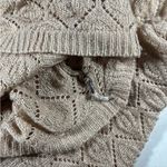 Circle Infinity Women’s Scarf Pink Chevron Knit Winter Layering Cozycore Hygge Size OS Photo 2