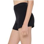 Spiritual Gangster NWT Shortie Black Ribbed Knit Shorts Women’s Size Large Photo 1