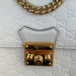 Gucci Authentic Guccissima Signature Padlock Backpack white Photo 5