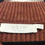 ASTR  the label Regis brown mock neck wool blend sweater medium Photo 2
