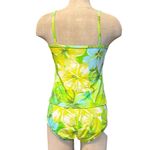 Liz Claiborne Vintage Bikini Tankini Swimsuit 2pc Hawaiian Tropical 6 8 10 Photo 1