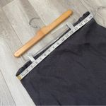 ZARA Linen Skirt a-line maxi womens Gray (xlarge) lagenlook coastal minimalist Photo 2