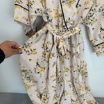 J.Crew  Easy-luxe eco jumpsuit in budding floral Yellow White Cream Black Large Photo 7