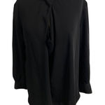 Babaton #141 ARITZIA  Oversized Black Drape Blouse Photo 0