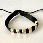 Genuine Leather Bracelet Black Photo 0