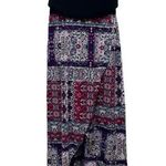 Bobbie Brooks Womens 3X Tank Maxi Dress Black Blue Hi Low Ruffle Front Stretch Size undefined Photo 0