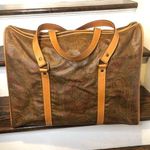 ETRO Milano Red Paisley Weekend Travel Shoulder Bag 46 Photo 0