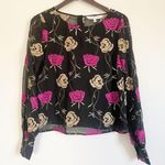 Cupcakes and Cashmere NWT Coby Embroidered Blouse Photo 3