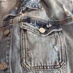 Refuge + Light Blue Distressed Denim Jacket Photo 3