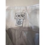 Cache VTG  White Formal Pants with Snake Print Texture Print Wide Leg Size 8 Work Photo 5