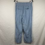 Athleta Blue Chambray Cabo Linen Wide Leg Pants Photo 5