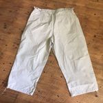 Columbia tan size 8 drawstring hem cropped Y2K cargo pants Photo 2