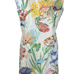 Charlotte Kellogg Sleeveless Shift Dress Tropical Fish Coral Reef Photo 0