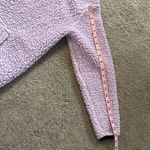 No Boundaries  Fuzy Purple Sherpa Pull Over Quarter Zip Size Large 11-13 Juniors Photo 8