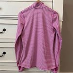 Nike Dri-Fit Striped Quarter ZIP Pullover Jacket. Size Small. EUC Photo 5