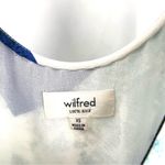 Aritzia Wilfred millau abstract tank top 100% silk flowy swing tunic dress Photo 6