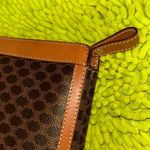 CELINE  Brown/Tan Leather Large Clutch Photo 7