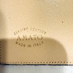 Amato Italian Wallet Genuine Leather Vintage Tan Photo 3