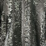 Hunter Bell  Black Sequin Sheath Dress 3/4 Sleeve - Size 6 Photo 6