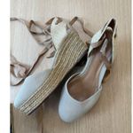 Schutz Caysey Espadrilles Woven Silver/Jute Wedge 9/40 Made In Brazil Photo 1