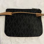 Michael Kors Black MK Logo Designer Belt Bag Fanny Pack Waist Bag Photo 5