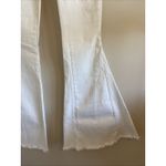 Saints & Hearts White Distressed Hem Wide Flare Leg Festival Boho Denim Jeans S Size undefined Photo 3