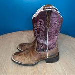 Ariat  Quickdraw Badlands Western Boots Square Toe Pink Purple Women’s Size 6.5 Photo 6