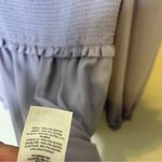 Aritzia Wilfred Tempest Smocked Chiffon Mini Dress in Lilac Purple Women's S Photo 10