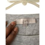 Loft Vintage 100% Cotton Short Sleeve Knit Top With Eyelet Sleeves Casual Photo 2