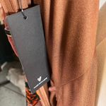 Lulus  Velvet Floral Off-the-Shoulder Maxi Dress Brown Puff‎ Sleeve Womens S New Photo 11