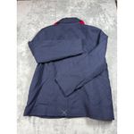 Talbots Women's XL Blue Double Breasted Pea Coat Jacket Classic Outerwear Photo 7