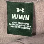 Under Armour Women Purple Fleece Hoodie Sweatshirt Size M Loose Fit Logo Photo 5