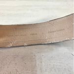 via spiga Genuine Leather Tiger Striped Adjustable Waist Belt Beige/Black Small Photo 3