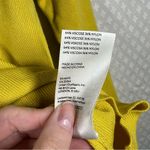 Anthropologie ‎ Maeve Yellow Micro Rib Flare Long Sleeve Sweater Photo 3