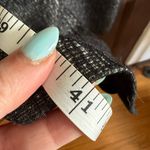 NICOLE FARHI | Gray Wool Blend Tweed V Neck Sheath Knee length Skirt | Size 10 Photo 8