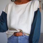 SheIn Reversible Turtleneck Sweater Photo 0