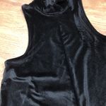 Storia  medium black ribbed velvet skater dress Photo 3