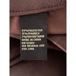 DG2 Diane Gilman Medium Womens Coated Knit Faux Leather Look Pull On Slim Pants Brown Photo 8