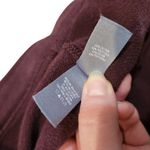 Aerie Tapered Casual Chill Lace Up Jogger Pants Pockets Lounge Burgundy Small Photo 7