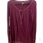 We The Free  Affocato Hacci Henley Oversized Top Photo 0