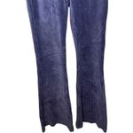 Aerie  Navy Ribbed Corduroy Flare Pants Soft Cozy Vintage Y2K Fit High Rise Small Photo 4
