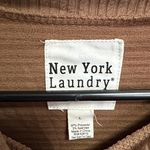 New York Laundry Tan Cowl Neck Top Size Large Photo 1