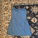 Halara  SoftlyZero Plush Backless Active Dress Warm Mid Blue Athletic Size Medium Photo 3