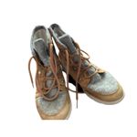 Sorel  Women's Waterproof Winter Boots Tan Grey Lace Up Size 8 Photo 9