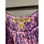 Nine West  Vintage America Collection Lilac/Floral Tiered Short Sleeve Top XS Photo 2