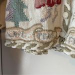 Stitches In Time Angels Peace Love Hope Button Cardigan Winter Knit Sweater 3X Red Photo 1