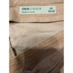 ASOS Denim Pants Womens Pink Corduroy High Rise Y2K Style Size 8 US 30 UK Photo 5