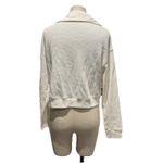 Stars Above  Womens Waffle Knit Quarter Zip Cozy Pullover In White Women’s Xs New Photo 2