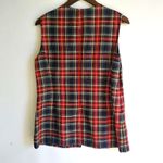 Georgio de Sant Angelo M Red Plaid Vest Size M Photo 2