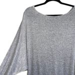 Brandy Melville Gray Off the Shoulder Dolman Sleeve Sweater Dress Photo 2